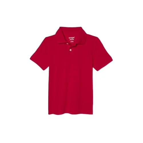 Pique Uniform Polo — stretch red (as1