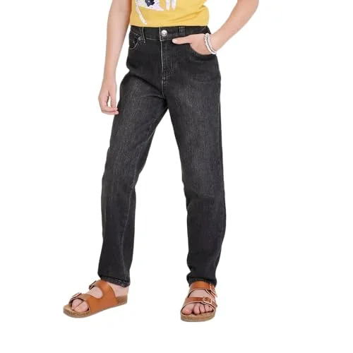 High-Rise Straight Jeans — (10