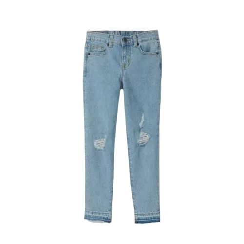 High-Rise Straight Jeans — (6